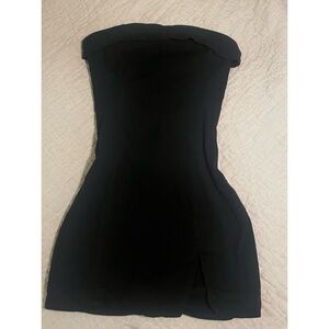 RUNAWAY THE LABEL - CRYSTAL STRAPLESS MINI DRESS IN BLACK